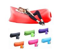 Gonflable Canapé Chaise Longue Imperméable Anti-fuites d'air avec Paquet Portable Air Sofa Air Bag, pour Voyager, Camping,