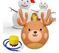 Gonflables de Noël d'extérieur - Décoration de Noël géante imperméable - Décorations gonflables de vacances d'hiver, pour cour, arbre, porche, pelouse, extérieur, jardin, terrasse, porte de cour