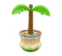 Gonflatable Cooler Float - Blow Up Floating Ice Bucket, Party Beverage Holder | Palm Tree Design Summer Outdoor Indoor Pool Beach Party, Durable Inflatable Cooler For Drinks Water Fun Entertainment