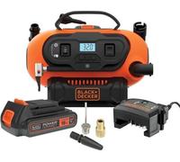 Gonfleur Compresseur BLACK+DECKER BDCINF18N-QS, 18V, 11 Bars, 160 PSI, Filaire ou Sans Fil, Sans Batterie