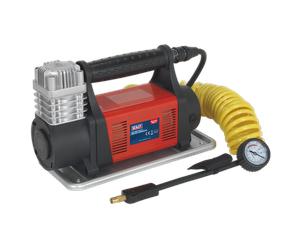 Gonfleur Compresseur D’Air Mini 12V Heavy-Duty Portable MAC07 Sealey Neuf