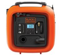 Gonfleur pour pneus BLACK+DECKER ASI400-XJ 12V avec réglage digital 160 l/min 11 bar Orange et noir