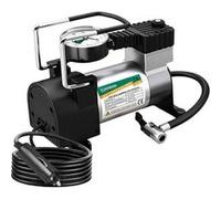 Gonfleur d'Air Portable pour Voiture 12V 120W 250 PSI avec Manomètre Analogique Avizar Noir / Argent