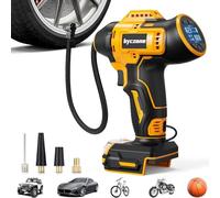 Gonfleur de pneu 160 PSI compatible avec batterie Dewalt 20 V max | 160 PSI Compresseur d'air sans fil LCD numérique manomètre pour voiture, vélo, ballon de sport, sans batterie