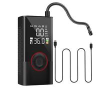 Gonfleur de pneu portable | Compresseur électrique sans fil d'arrêt automatique 150 PSI | 5 modes d'affichage numérique Pompe à air portable pour véhicule automobile, SUV, camping-car, vélo, garage