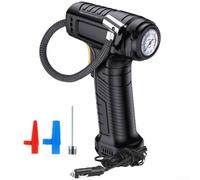 Gonfleur de pneu portable rechargeable USB 12 V avec écran de pression numérique et lumière LED intégrée pour tous les types de véhicules (D)