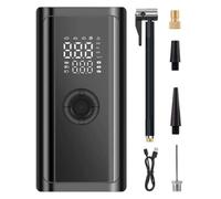 Gonfleur de pneus auto Pompe à arrêt automatique avec lampe SOS | Gonfleur de pneus de voiture sans fil portable multi-valve Sport, extérieur, parking, véhicule, road trip, camping, maison