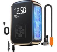 Gonfleur de pneus, compresseur d'air portable, éclairage LED, sans fil, alimenté par batterie