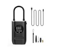 Gonfleur De Pneus De Voiture Automatique Sans Fil Avec Écran Lcd, 150 Psi, Gonflage Rapide, Batterie Rechargeable, 3 Buses