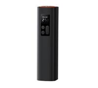 Gonfleur de Pneus Électrique Mini Portable Arrêt Automatique | Affichage Numérique de Pression, pour Pneus de Voiture et Vélo, Noir, Cuivre ABS Caoutchouc