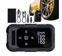 Gonfleur de pneus pour voiture - Pompe rechargeable avec écran numérique pour camping, véhicule, voyage, maison, déplacement moto