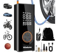 Gonfleur de pneus sans fil compresseur d'air portable pompe à pneus de voiture numérique DC 12V 150PSI pompe à air électrique pour pneus de véhicule/vélo/gonflables avec préréglée et arrêt automatique