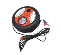 Gonfleur de Pneus Voiture 12v Mini Compresseur 19 Cylindres Rouge | Plastique et Métal, Prise en Main Facile, avec 3 Buses, pour Pneu Auto