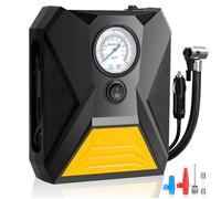 Gonfleur de Pneus Voiture,12V Mini Compresseur d'Air Portable,Pompe à Pneu électrique avec Manomètre et style: pointeur YYV