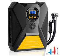 Gonfleur Pneu Voiture Portatif 12V - Compresseur d'Air 150PSI avec Affichage Numérique, Arrêt Automatique et Lampe LED