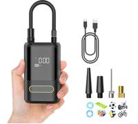 Gonfleur Pneu Voiture Sans Fil, 6000mAh 150PSI Mini Pompe Compresseur à Air Portatif Numérique,Pompe à air Rechargeable pour