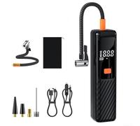 Gonfleur Pneus pour voiture ABS pour robuste 25L/min Débit Air(AirPump+Cable+1500 * 3)