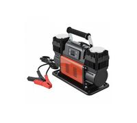 Gonfleur Pneus Voiture 12 V Compresseur à Air Portatif Double Cylindre 300 L/min 1080 W Arrêt Auto avec Écran LCD, Adaptateur