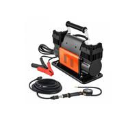 Gonfleur Pneus Voiture 12 V, Compresseur Air Portatif Double Cylindre 300 L/min 1080 W, Manomètre Numérique, pour Camions SUV 4x4