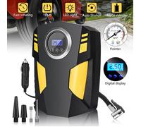 Gonfleur Pneus Voiture, Compresseur Air Voiture Portable 12V, Gonfleur Pneumatique Éléctrique Autonome pour Voiture/Moto/Paddle