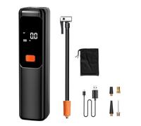 Gonfleur pour pneus, pompe électrique rechargeable, adaptateur, accessoires | Compresseur d'air avec pompe à charge rapide pour voiture, moto, vélo, ballons, jouets, maison, véhicule