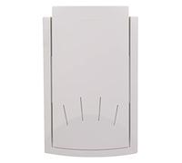 Gong filaire électromécanique, inégalé, facile et agréable à utiliser, en plastique avec transformateur intégré, bicolore Forte 230V blanc GNW-223-BIA Sundi Zamel