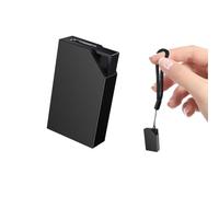Gonikli Enregistreur Vocal Espion, Discret avec 32 Go de Mémoire | Rechargeable par USB Micro Espion Ecoute a Distance, Mini Dictaphone, Enregistreur Vocal Numérique Espion(3*2*0.6)