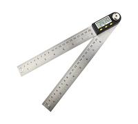 Goniomètre de rapporteur numérique Outils charpentier électronique Goniometro Angle Finder Règle mesure multi-angle Compteur d'angle,Outil précis(Protractor Black 2)