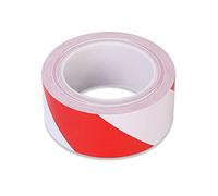 GONMPJZR Ruban d'avertissement de danger rouge et blanc, barrière adhésive d'avertissement, 10 cm x 33 m, multicolore(Red/White)