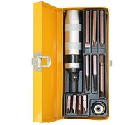 Gonnely Tournevis a Frapper, 12 pcs Coffret de tournevis à frapper avec embouts 1/2" Manuel Impact Driver, de Tournevis à Impulsions Heavy Duty Fente Hexagonale Phillips Bits, pour Moto Construction
