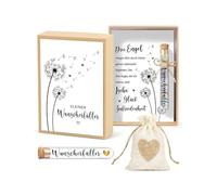 GONZTEL 1 Set Cadeau Baptême Garçon Original, Tube à Essai Bois pour Argent, Idée Cadeau Créative Naissance Anniversaire Mariage Confirmation