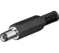 GOOBAY 11114 - Fiche creuse avec protection anti-courbure Ø extérieur : 5,5 mm,