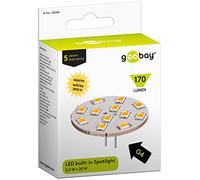 Goobay Lampe LED G4 12V 2W Blanc chaud Diamètre 30 mm