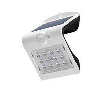 Goobay Lampe murale solaire LED 45802 – détecteur de mouvement, verre PVC, blanc, 1,5 W