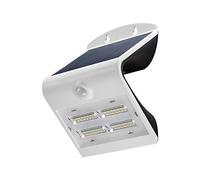 Goobay 45808 Applique Murale Solaire LED avec Détecteur de Mouvements, 3.2 W Puissance Absorbée, Blanc