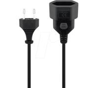 Wentronic NK 113 S-500 Euro 5 m Noir d'extension (Import Allemagne)