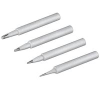 goobay 51073 Jeu de pannes de rechange pour station de soudage/EP 5-4 modèles différents/Kit de pointes de rechange avec manchon de soudure pour station de soudure / 4 pièces/blanc