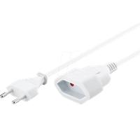GOOBAY 51356 - Rallonge euro, 2 m, blanche