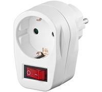 Goobay 68906 - Prise Électrique 16A avec interrupteur - Type F ATTENTION: incompatible avec les prises françaises!! (Normes Schuko - Allemagne)