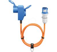 GOOBAY 76232 - 1,5m Camping CEE mâle > CEE contact de protection femelle 16A
