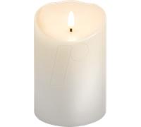 GOOBAY 77776 - Bougie LED vraie cire, blanc, blanc chaud avec minuterie 10x15 c