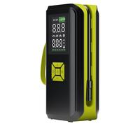Goobay 77827 Compresseur sans fil, noir - pompe à air portable avec une pression maximale de 10 bars/150 psi pour voiture, vélo, moto ou ballons
