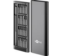 GOOBAY 77836 - Tournevis de précision, 24 pièces, avec support magnétique