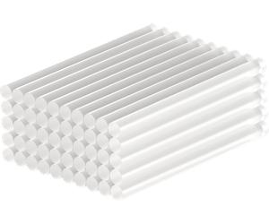 GOOBAY 77851 - Bâtons adhésifs transparents Ø 7 mm, 50 pièces, 7 mm x 100 mm