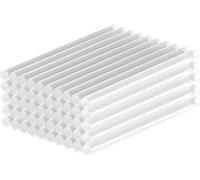GOOBAY 77853 - Bâtons adhésifs transparents Ø 11 mm, 50 pièces, 11 mm x 200 mm