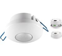 GOOBAY 79602 - Détecteur de mouvement, 360°, 2 en 1, blanc