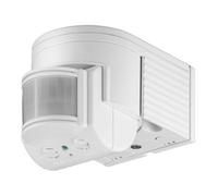 Goobay Détecteur de mouvement 95175 – PIR filaire Extérieur 12 m 180° IP44 Blanc