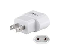 Goobay Adaptateur secteur 45345 – fiche EURO vers US + JAP – Blanc