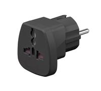 Goobay Adaptateur secteur Monde pour prises françaises - Noir