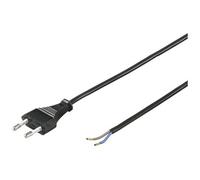 Goobay Câble D'alimentation Type C CEE7 vers Bornes 2x0,75mm 1,5m Noir